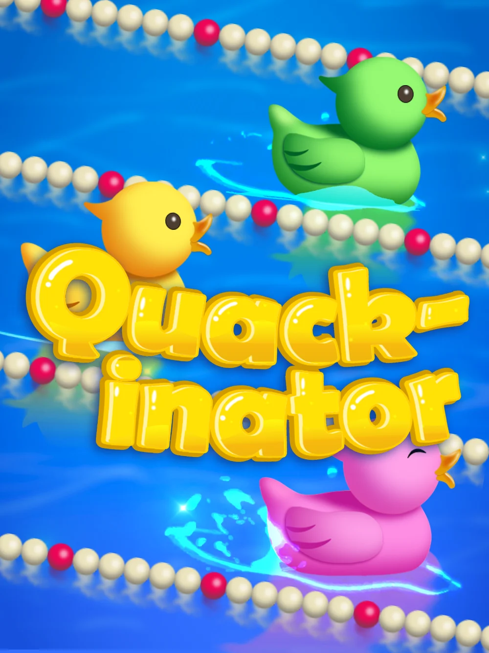 Arcade divertido con personaje de pato y estilo agresivo.